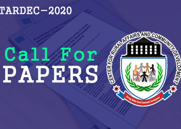 3RD Annual International Small Town and Rural Development Conference (STARDEC-2020)