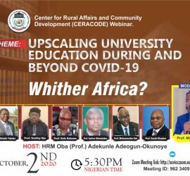 Upscaling University Education During and Beyond COVID-19